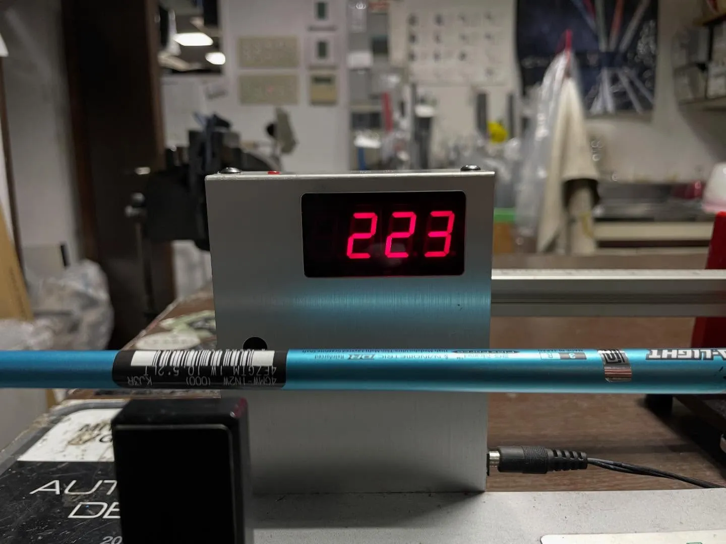 今日ご来店いただいたお客様が計測器で310ヤード飛ばしていた...