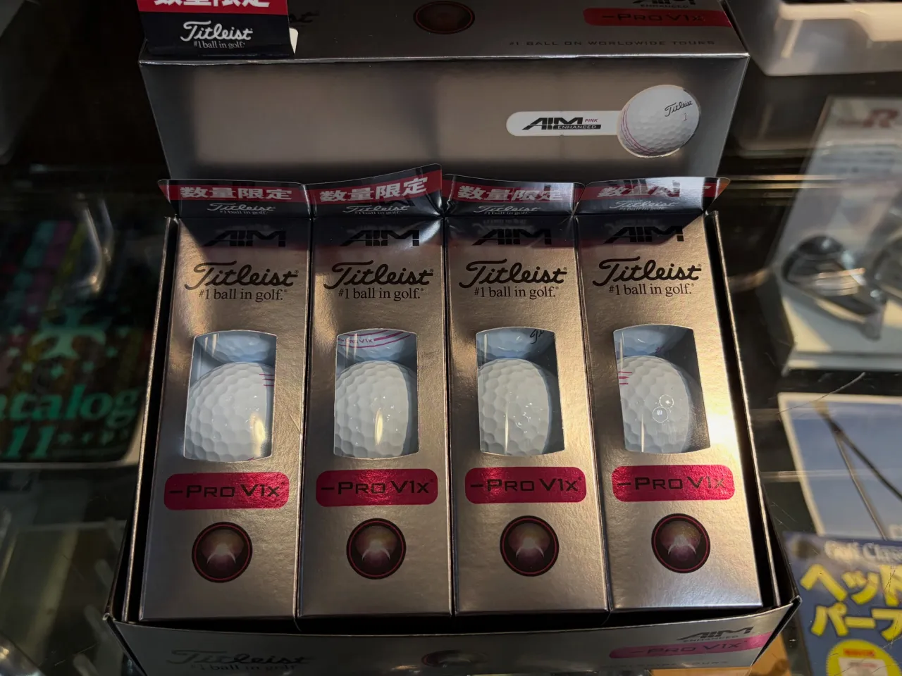TITLEIST PRO -V1x PINK AIM Enh...